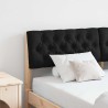 Tête de lit capitonnée Noir 160 cm Pin massif 583726583726