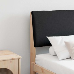 Tête de lit capitonnée Noir 180 cm Pin massif 583736583736