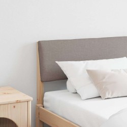 Tête de lit capitonnée Taupe 180 cm Pin massif 583738583738