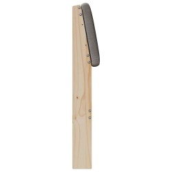 Tête de lit capitonnée Taupe 180 cm Pin massif 583738583738