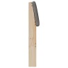 Tête de lit capitonnée Taupe 180 cm Pin massif 583738583738