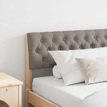 Tête de lit capitonnée Taupe 180 cm Pin massif 583739583739