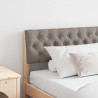 Tête de lit capitonnée Taupe 180 cm Pin massif 583739583739