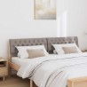 Tête de lit capitonnée Taupe 180 cm Pin massif 583739583739