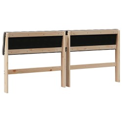 Tête de lit capitonnée Taupe 180 cm Pin massif 583739583739