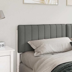 Tête de lit capitonnée Blanc et gris clair 180 cm Pin massif 583749583749