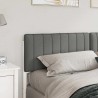 Tête de lit capitonnée Blanc et gris clair 180 cm Pin massif 583749583749