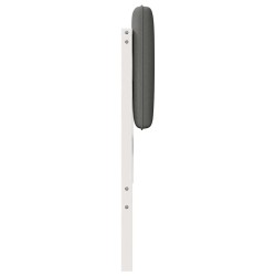 Tête de lit capitonnée Blanc et gris clair 180 cm Pin massif 583749583749
