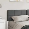 Tête de lit capitonnée Blanc et gris clair 180 cm Pin massif 583750583750