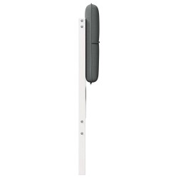 Tête de lit capitonnée Blanc et gris clair 180 cm Pin massif 583750583750