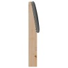 Tête de lit capitonnée Gris foncé 160 cm Pin massif 583753583753