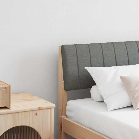 Tête de lit capitonnée Gris foncé 180 cm Pin massif 583754583754