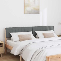Tête de lit capitonnée Gris foncé 180 cm Pin massif 583754583754