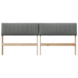 Tête de lit capitonnée Gris foncé 180 cm Pin massif 583754583754