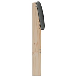 Tête de lit capitonnée Gris foncé 180 cm Pin massif 583754583754