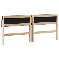 Tête de lit capitonnée Gris foncé 180 cm Pin massif 583754583754
