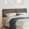 Tête de lit capitonnée Marron et Taupe 160 cm Pin massif 583755583755