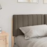 Tête de lit capitonnée Marron et Taupe 160 cm Pin massif 583755583755