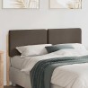Tête de lit capitonnée Marron et Taupe 160 cm Pin massif 583756583756