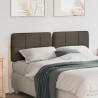 Tête de lit capitonnée Marron et Taupe 120 cm Pin massif 583757583757