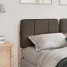 Tête de lit capitonnée Marron et Taupe 120 cm Pin massif 583757583757