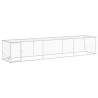 Enclos pour Poules Argenté 500 x 100 x 100 cm Acier galvanisé 583758583758