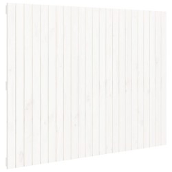 Tête de lit murale Blanc 146,5x3x110 cm Bois massif de pin 583765583765