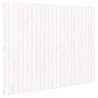 Tête de lit murale Blanc 146,5x3x110 cm Bois massif de pin 583765583765