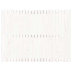 Tête de lit murale Blanc 146,5x3x110 cm Bois massif de pin 583765583765