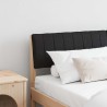 Tête de lit capitonnée Noir 140 cm Pin massif 583768583768