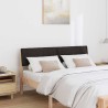 Tête de lit capitonnée Noir 140 cm Pin massif 583768583768