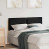 Tête de lit capitonnée Naturel et Noir 160 cm Pin massif 583769583769