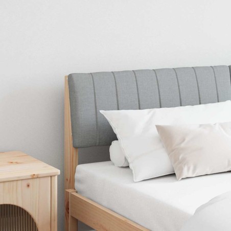 Tête de lit capitonnée Gris clair 160 cm Pin massif 583770583770