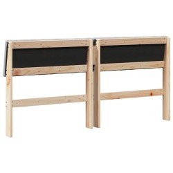 Tête de lit capitonnée Gris clair 160 cm Pin massif 583770583770