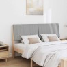 Tête de lit capitonnée Gris clair 160 cm Pin massif 583771583771