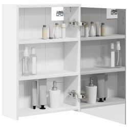 Armoire Miroir de Salle de Bain Blanc 43 x 16 x 62.5 cm 583775583775