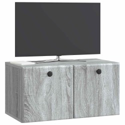 Meuble TV mural 59,5 x 31 x 30 cm Sonoma gris Bois d'ingénierie 583776583776