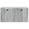 Meuble TV mural 59,5 x 31 x 30 cm Sonoma gris Bois d'ingénierie 583776583776