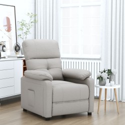 Fauteuil inclinable Taupe Tissu 583785583785