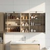 Ensemble de Meubles de Salle de Bain 3 pcs 130 x 14,5 x 70 cm 583788583788