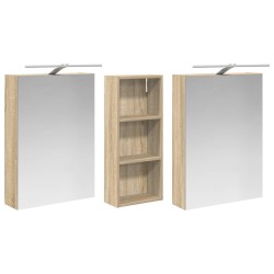 Ensemble de Meubles de Salle de Bain 3 pcs 130 x 14,5 x 70 cm 583788583788