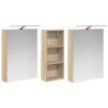 Ensemble de Meubles de Salle de Bain 3 pcs 130 x 14,5 x 70 cm 583788583788