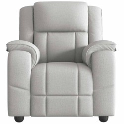 Fauteuil inclinable gris nuage tissu 583792583792