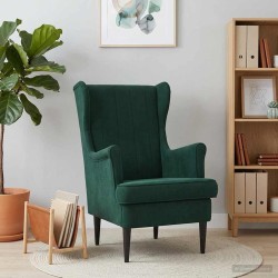 Fauteuil Vert foncé Velours 583793583793