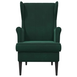 Fauteuil Vert foncé Velours 583793583793