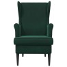 Fauteuil Vert foncé Velours 583793583793