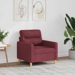 Fauteuil Rouge bordeaux 60 cm Tissu 583795583795
