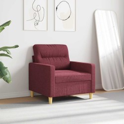 Fauteuil Rouge bordeaux 60 cm Tissu 583795583795