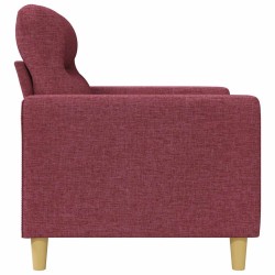 Fauteuil Rouge bordeaux 60 cm Tissu 583795583795