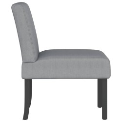 Fauteuil sans accoudoirs gris clair tissu 583796583796